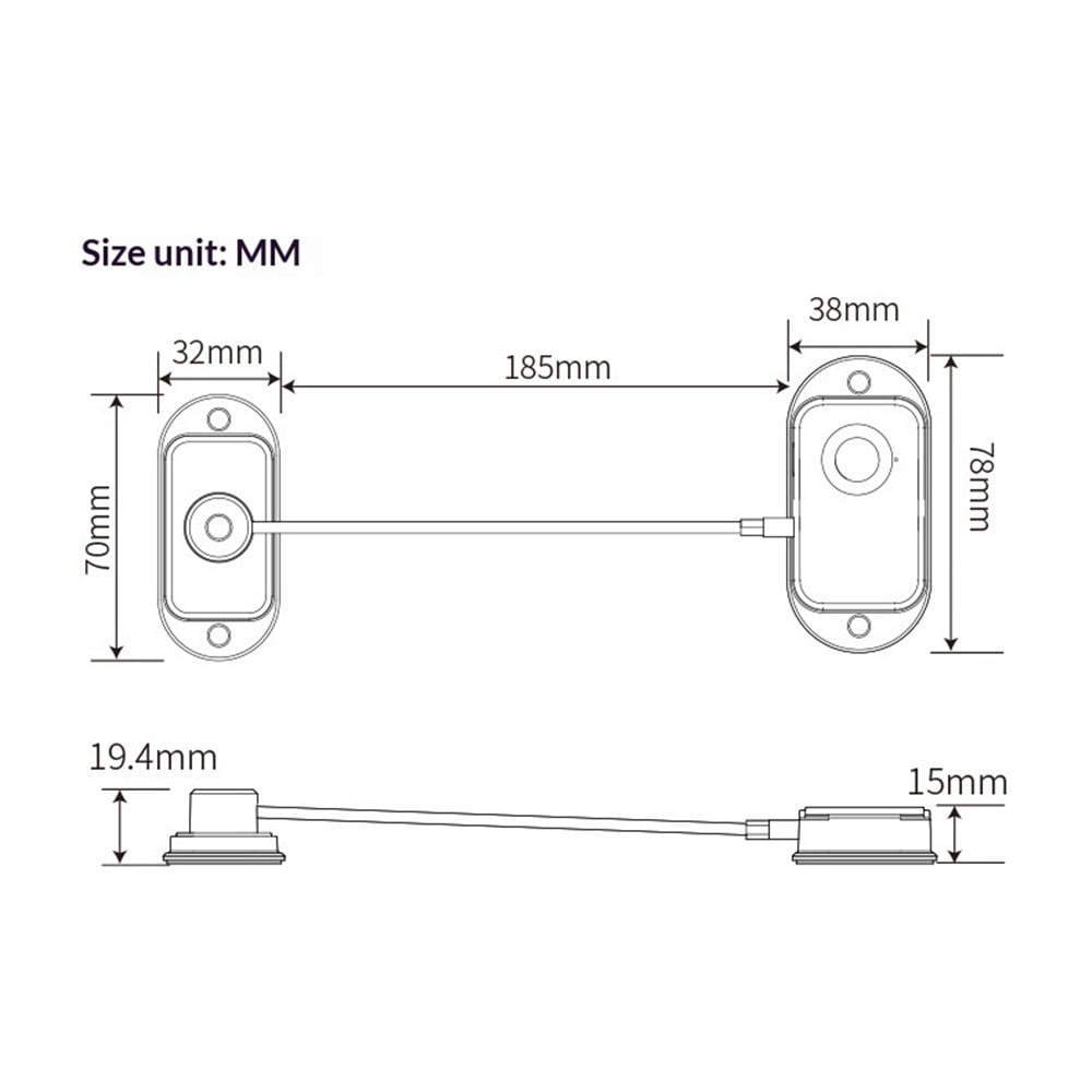 Fingerprint Fridge Lock, Refrigerator Lock with Fingerprint, for Fridge, Cabinet Locks, Drawers, Dishwasher, Toilet and Cabinet Locks Baby Proofing, 3M Adhesive No Drilling (White)
