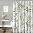thumbnail image 3 of Shower Curtain Floral Plant Fruit Shower Curtains for Bathroom Decor Sage Green Shower Curtain Sets with Hooks Waterproof Fabric Bath Curtain Small Stall 36" X 72", 3 of 5