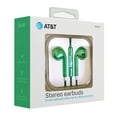 thumbnail image 3 of AT&T In-Ear Headphones, Green, EBA01-GRN, 3 of 3