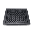 thumbnail image 6 of Cast Aluminum Floor Register with No Holes | Modern Design Heavy Duty Cast Aluminum | Size10" X 12" VR-100 | Brown, 6 of 10