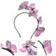 thumbnail image 2 of KAKOWELY 1 diadema de mariposa para el pelo, para fiesta, cosplay, tocado de mariposa para mujer (rosa), 2 of 5