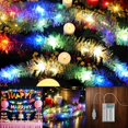 thumbnail image 1 of UTAH-Christmas Tinsel Light 33FT for Garland Decoration with Two Light Modes, 100 LED Tinsel Garland Decor String Lights for Fireplace Christmas Garland, Stairway Railing Decorations (Multi-Colored), 1 of 4