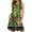 Green, variant on Herrnalise Summer Dresses for Women 2024 Trendy Floral Print T-shirt Vest Beach Dress Sleeveless Pocket Loose Boho Round Neck Mid Length Sun Dress Hot Pink