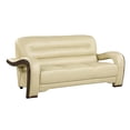 thumbnail image 4 of Titan Furnishings 76" Modern Leather Upholstered Sofa in Beige, 4 of 12