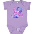 thumbnail image 3 of Inktastic 2nd Birthday Mermaid Tail Boys or Girls Baby Bodysuit, 3 of 5