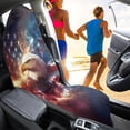 thumbnail image 4 of XYZCANDO Terry Cloth Car Seat Covers Non Slip, Compatible with Bucket Seat Automotive Seat, Towel Car Seat Cover Fit for Cars Trucks(Eagle US Flag 1 Pack), 4 of 6
