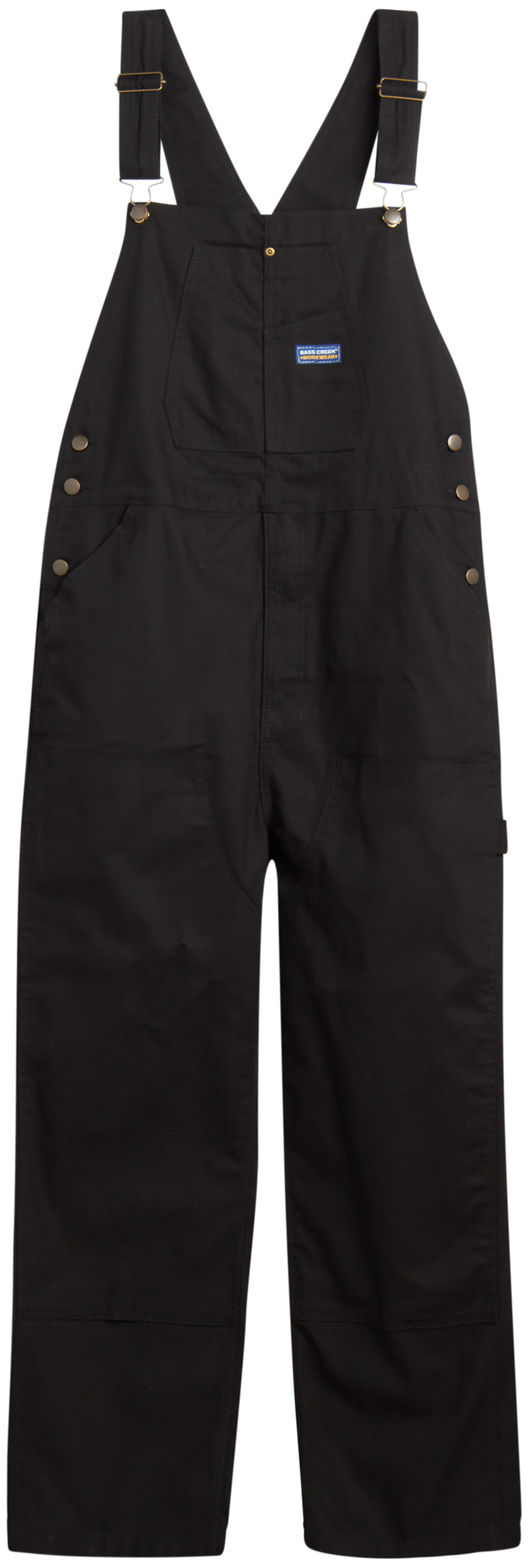 Bass Creek Outfitters Men's Workwear Duck Canvas Bib Carpenter