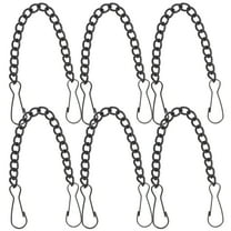 SEWCHICS Fire Safety Indication Hanging Chain Iron 6Pcs 5.7X0.4X0.2In