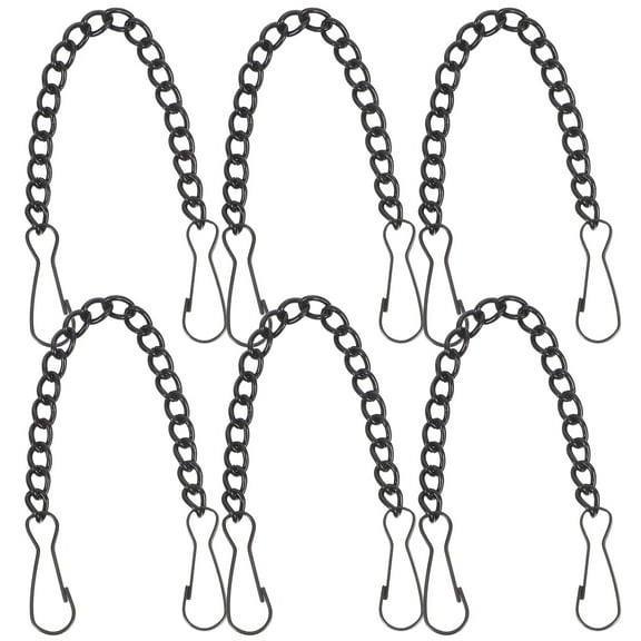 SEWCHICS Fire Safety Indication Hanging Chain Iron 6Pcs 5.7X0.4X0.2In