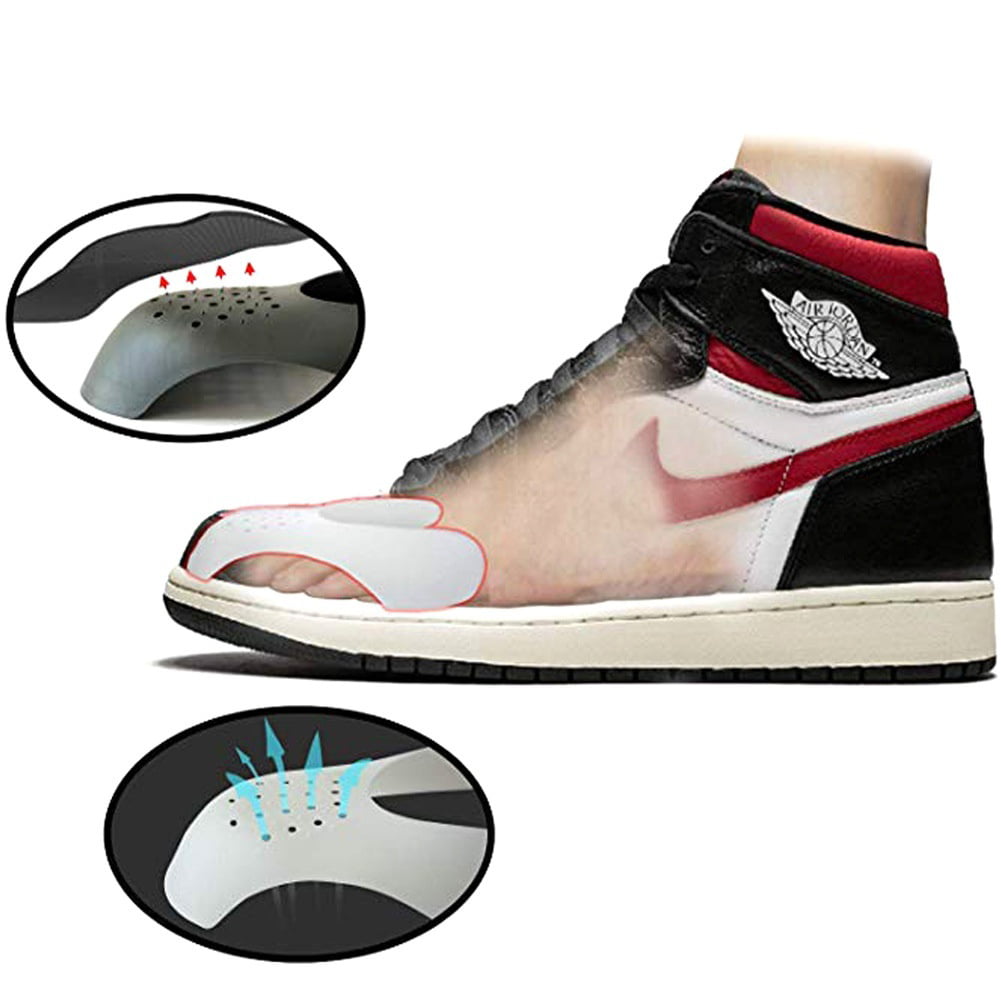 White One Size Crease Protect Crease Preventer-Sneaker Shoe Shield Care Product 