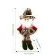 thumbnail image 2 of Hwkond Christmas Indoor Decorations Christmas Tree Decoration Hanging New Snowman Doll Christmas Holiday Window Decoration High Hat Doll Small Hanging Gift, 2 of 5