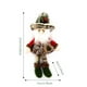 thumbnail image 3 of Adorno para árbol de Navidad, muñeco de nieve colgante, decoración para ventana navideña, sombrero alto, pequeño regalo colgante, 3 of 6