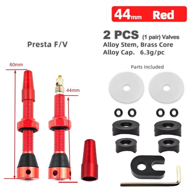 Herramienta de extracción de Núcleo de válvula Cola Núcleo de latón Rojo Aleación de aluminio 44mm