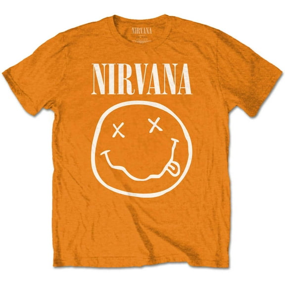 Nirvana Kids T-Shirt: White Smiley (11-12 Years)