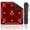 Color-3, variant on Mahjong Mat 31.5" x 31.5" Elegant Floral Tulip Motif Deep Red Anti-Slip and Noise Reduction Symmetry Design Mahjong Tiles Table Cover for Dominoes Poker Card Board and Tile Games