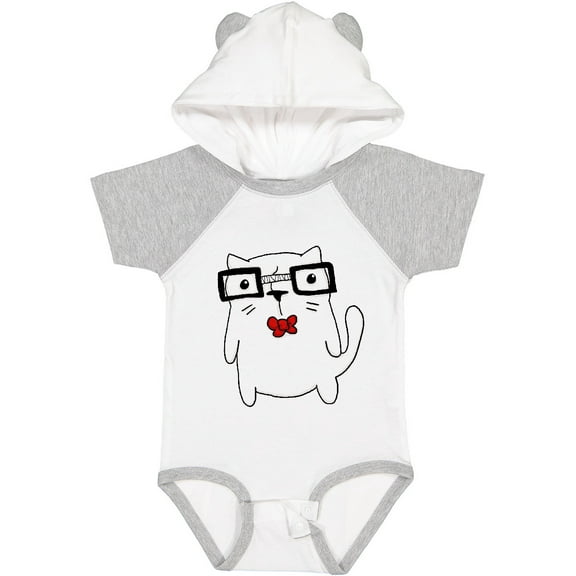 Inktastic Nerd Cat Boys or Girls Baby Bodysuit