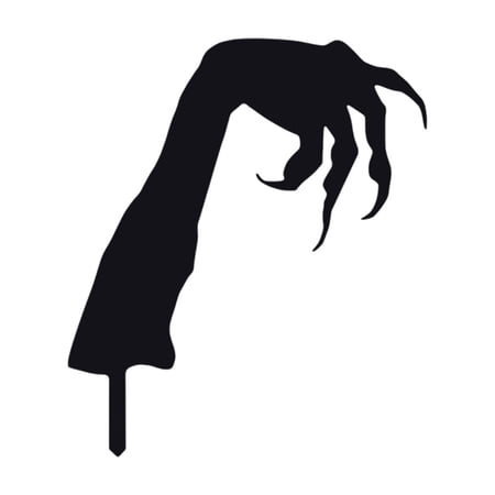 Scary Hand Yard Signs with Stakes Halloween Yard Signs for Lawn Halloween Party Decoration Outdoor Lawn Garden Decor A
