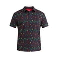 thumbnail image 5 of Birdie Bound Men's and Big Men's Christmas Lights Golf Polo Shirt with Short Sleeves, Sizes S-5XL, 5 of 5