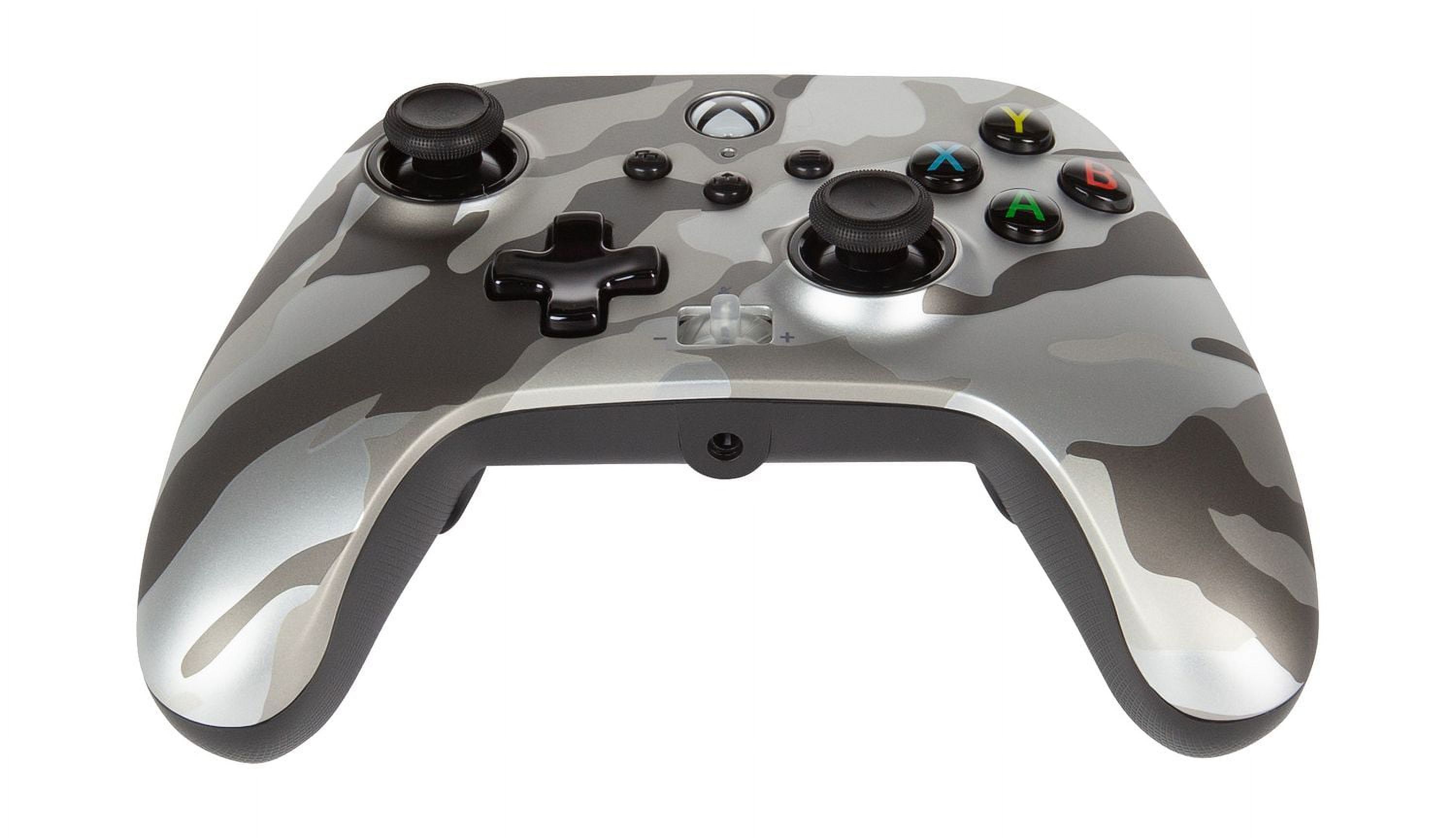 Manette filaire améliorée PowerA pour Xbox – Metallic White Camo Xbox Series X