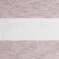 thumbnail image 3 of Metallic Semi Sheer Rugby Striped Grommet Top Window Curtains - Assorted Colors, 3 of 3
