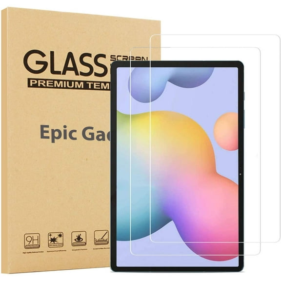 [2-Pack] EpicGadget Glass Screen Protector for Samsung Galaxy Tab S7 11 Inch SM-T870/T875 Released in 2020 - Tempered Glass Film / High Definition / 9H Hardness