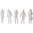 thumbnail image 3 of SCP 374 Figures Féminines 1-1-2 in. 5-Pkg-White, 3 of 3
