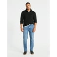 thumbnail image 2 of George Men's & Big Men's Button Mock Neck Sweater with Long Sleeves, Midweight, Sizes S-3XL, 2 of 5