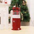 thumbnail image 1 of Funda navideña para botella de vino, adornos navideños para el hogar, adornos navideños, regalos de Navidad de Año Nuevo 2023, 2024, 1 of 4