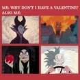 thumbnail image 2 of Women's Disney Villains Valentine's Day Meme EVIL  Racerback Tank Top Red Heather Large, 2 of 4