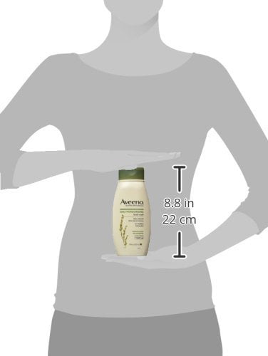 Aveeno Active Naturals Daily Moisturizing Body Wash with Natural Oatmeal, 18 Ounce (Pack of 3)