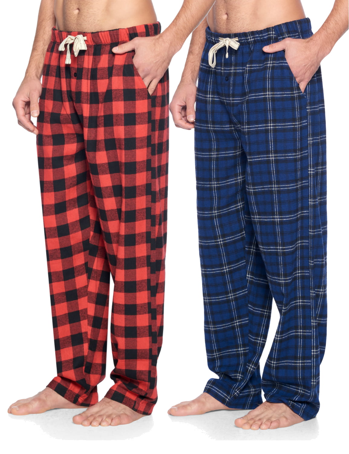 Woven Plaid Long PJ Sleepwear & Loungewear Bottoms Ashford & Brooks Men’s Sleep Pajama Pants 