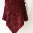 thumbnail image 2 of Chal de punto Minnieouse sostenible para mujer Rosa roja, 2 of 6