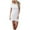White, variant on HAiming Women's Summer Casual Short Sleeve T Shirt Dress 2025 Trendy Round Neck Bodycon Wrap Ruched Mini Dresses