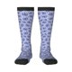 thumbnail image 1 of Balery Blue And White Flowers Calcetines novedosos Calcetines deportivos Calcetines hasta la rodilla Calcetines de algodón Calcetines originales y geniales, 1 of 6