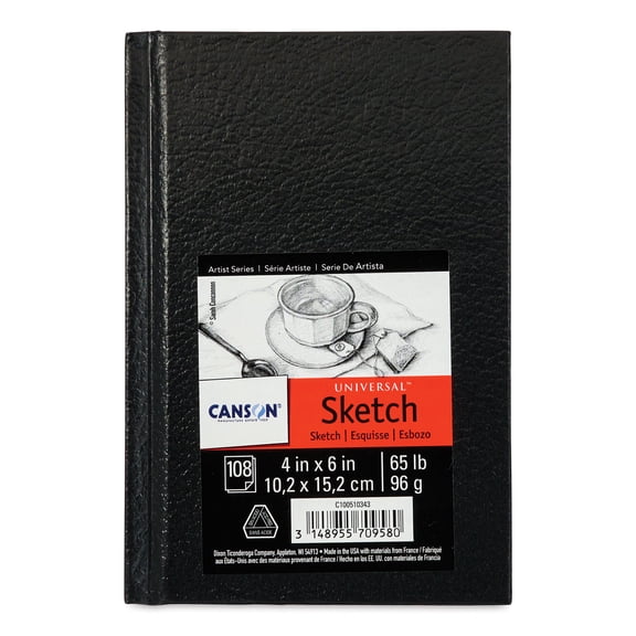 Canson Artist Series Sketchbook - 6" x 4", 108 Sheets