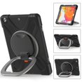 thumbnail image 5 of iPad 10.2 Case with Screen Protector + Shoulder Strap, Dteck Heavy Duty Hybrid Rugged Shockproof Case 360 Rotatable Portable Handle Kickstand Cover for iPad 8th Gen/iPad 7th Gen,Black+Gray, 5 of 6