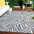 thumbnail image 3 of SAFAVIEH Machine Washable Rug Indoor/Outdoor Bermuda Collection - Bermuda Rada Abstract Indoor/Outdoor Area Rug, Navy/Ivory, 8' x 10', 3 of 12
