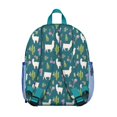 thumbnail image 2 of Kawaii Alpaca Student Backpack – Cute Llama Cartoon Pattern with Adorable Design, Lightweight and Durable for School, 2 of 4