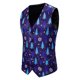 thumbnail image 4 of Chaleco Navideño Para Hombre Chaleco de Traje de Moda Copo de Nieve Árbol de Navidad 3D Impreso Chaleco de Un Solo Pecho Odeerbi ODB205368, 4 of 9