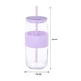 thumbnail image 3 of Vaso My Shop de Vidrio con Tapa, Popote y Agarradera de Silicona para Bebidas Frías de 600 ml., 3 of 4