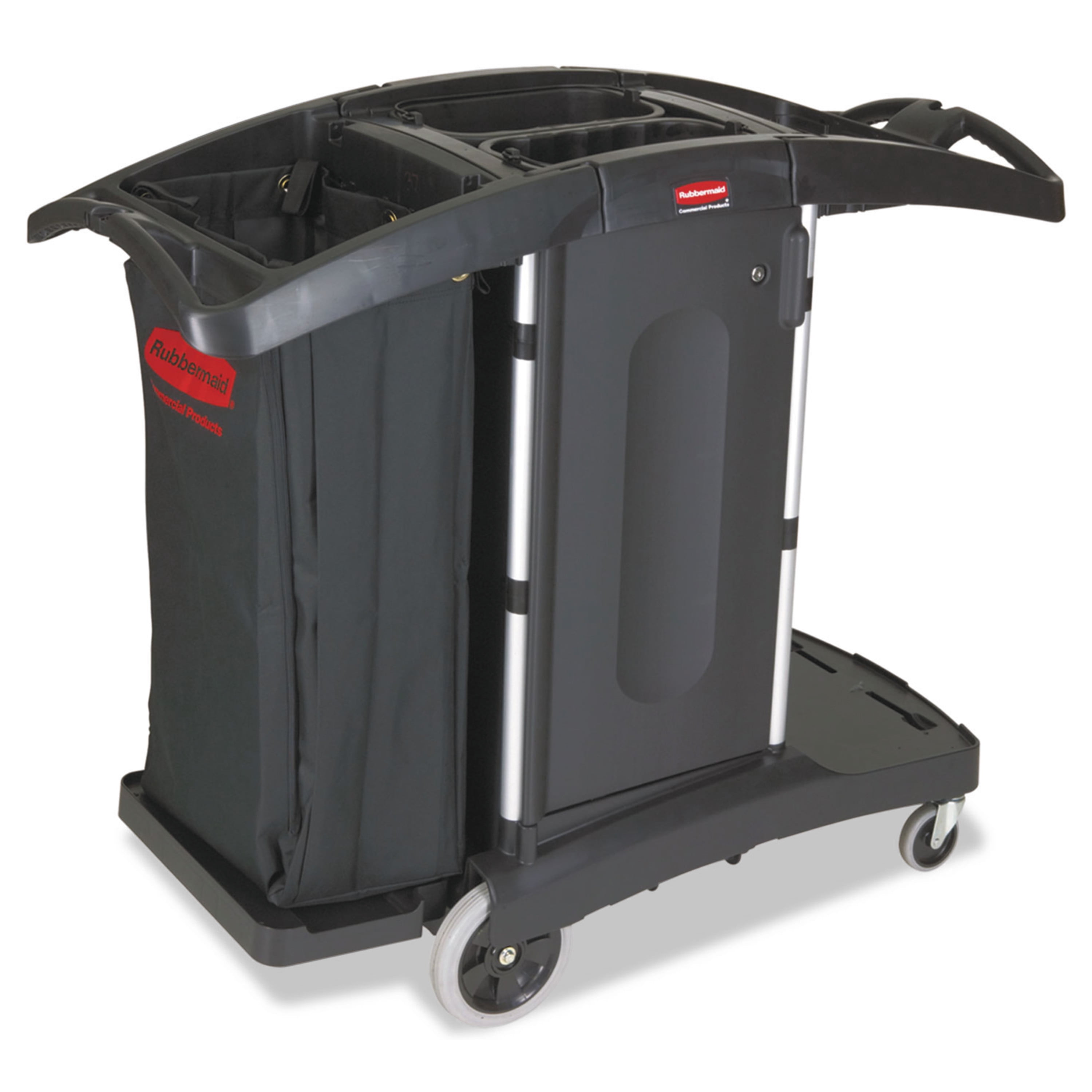 Rubbermaid Commercial Compact Folding Housekeeping Cart, 22w x 51 3/4d