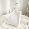 thumbnail image 1 of LinYooLi Womens Bag New Lychee Pattern Handbag Crossbody Small Bucket Bag Casual Cell Phone Bag, 1 of 6