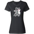 thumbnail image 3 of Inktastic Hunting Girls Hunt Too Only Prettier with Doe and Arrow Women's T-Shirt, 3 of 5