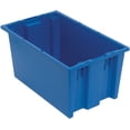 thumbnail image 1 of Quantum SNT185BL 18-Inch by 11-Inch by 9-Inch Stack and Nest Tote, Blue, 6-Pack, 1 of 3