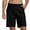 Black40, variant on Zusmen Men's Classic Fishing Golf Short, Men Flat Front Shorts,Slim Multi Pocket Stretch(Green 30)