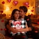 thumbnail image 5 of Eoozwa 3 Packs Valentine's Day Heart Plaid Pillow Cover Red Cushion Case Home Decor Sofa Throw Pillow Cover for Living Room Bedroom Romantic Gift, 5 of 6