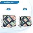thumbnail image 4 of FORMRS 13-13.3 inch Laptop Sleeve Case Soft Carrying Quilted Computer Bag Cover, Isometric Pink, 4 of 7
