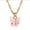Pink, variant on Women Butterfly Necklace Acrylic Colorful Choker Chain