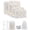 02 Flower, variant on 8 Set Packing Cubes for Travel, Gifts for Women Mom,Anti-Tearing Suitcase Organizer for Luggage with Shoe & Hanging Toiletry Bag,general Vacation Essentials & Accessories for Cruise Ship