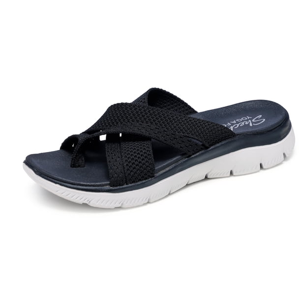 Sandalia Skechers SUMMITS Fantasy Walk Negra Mujer 9.5M
